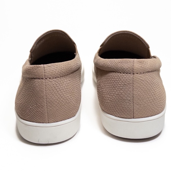 Naturalizer Marianne Women 10W Taupe Snake Embossed Slip On Sneakers - Picture 9 of 14